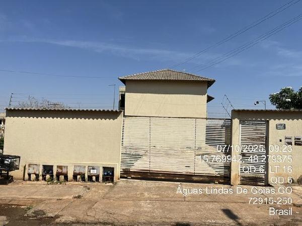 Vende-se em Aguas Lindas De Goias-GO  apto, 160.70 de área total, 68.24 de área privativa,  2_qto(s), a.serv, WC, 1_sala(s), cozinha, 1_vaga(s) de garagem.