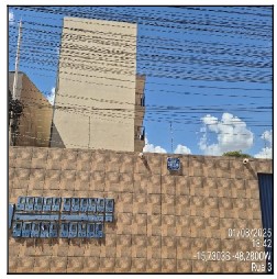 Vende-se em Aguas Lindas De Goias-GO  apto, 45.00 de área privativa,  2_qto(s), a.serv, WC, 1_sala(s), cozinha, 1_vaga(s) de garagem.