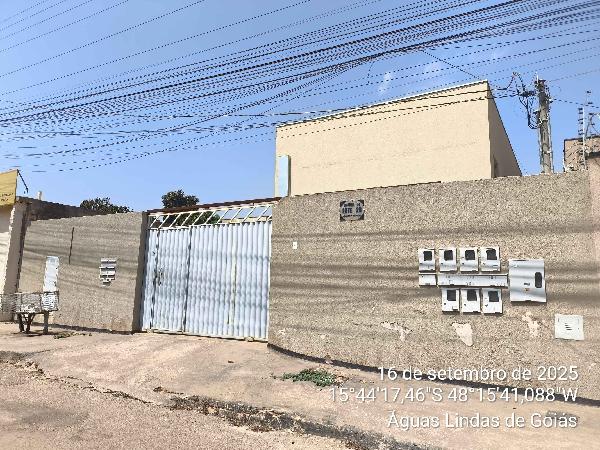 Vende-se em Aguas Lindas De Goias-GO  apto, 60.04 de área total, 53.56 de área privativa,  2_qto(s), a.serv, WC, 1_sala(s), cozinha.