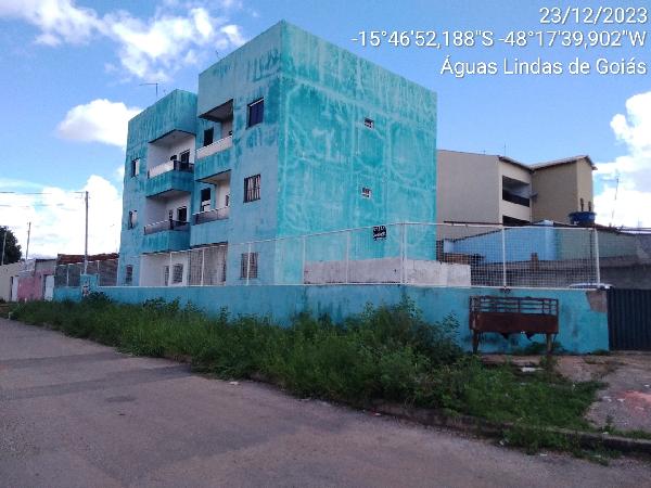 Vende-se em Aguas Lindas De Goias-GO  apto, 62.88 de área privativa,  2_qto(s), a.serv, WC, 1_sala(s), cozinha, 1_vaga(s) de garagem.