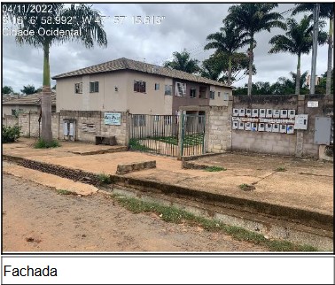Vende-se em Cidade Ocidental-GO  apto, 51.99 de área privativa,  2_qto(s), a.serv, WC, 1_sala(s), cozinha.