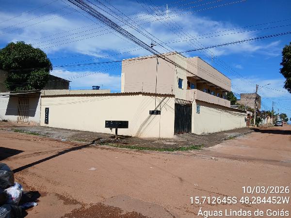 Vende-se em Aguas Lindas De Goias-GO  apto, 58.10 de área total, 51.87 de área privativa,  2_qto(s), a.serv, WC, 1_sala(s), cozinha.