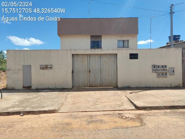 Vende-se em Aguas Lindas De Goias-GO  apto, 67.43 de área privativa,  2_qto(s), a.serv, WC, 1_sala(s), cozinha.