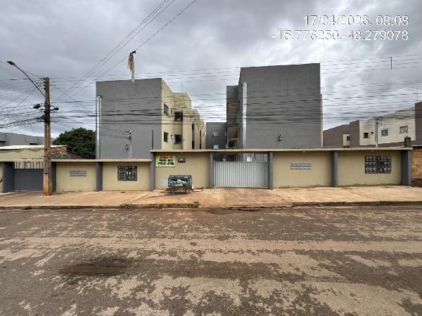 Vende-se em Aguas Lindas De Goias-GO  apto, 56.39 de área total, 56.39 de área privativa,  2_qto(s), WC, 1_sala(s), cozinha.