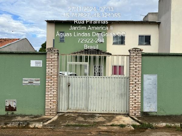Vende-se em Aguas Lindas De Goias-GO  apto, 51.80 de área privativa,  2_qto(s), WC, 1_sala(s), cozinha, 1_vaga(s) de garagem.
