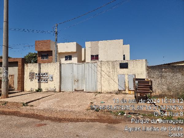 Vende-se em Aguas Lindas De Goias-GO  apto, 51.30 de área privativa,  2_qto(s), a.serv, WC, 1_sala(s), cozinha.