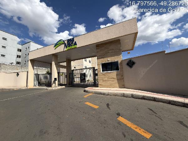 Vende-se em Aparecida De Goiania-GO  apto, 94.69 de área total, 45.65 de área privativa,  2_qto(s), a.serv, WC, 1_sala(s), cozinha, 1_vaga(s) de garagem.