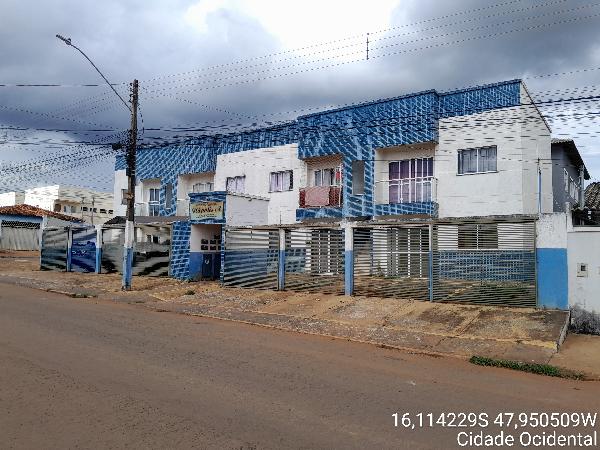 Vende-se em Cidade Ocidental-GO  apto, 66.34 de área total, 48.59 de área privativa,  2_qto(s), a.serv, WC, 1_sala(s), cozinha, 1_vaga(s) de garagem.
