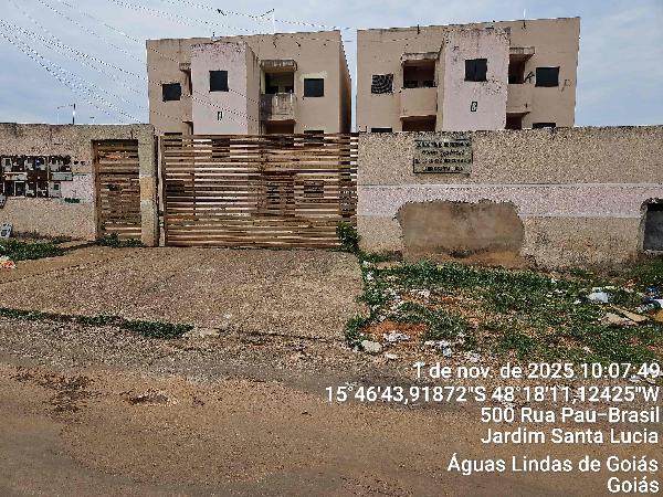 Vende-se em Aguas Lindas De Goias-GO  apto, 66.23 de área total, 52.97 de área privativa,  2_qto(s), a.serv, WC, 1_sala(s), cozinha, 1_vaga(s) de garagem.
