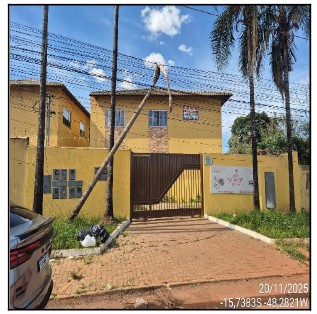 Vende-se em Aguas Lindas De Goias-GO  apto, 55.43 de área privativa,  2_qto(s), a.serv, WC, 1_sala(s), cozinha.