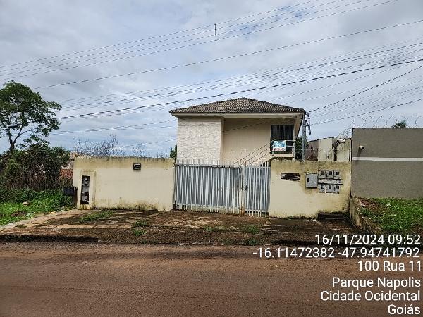 Vende-se em Cidade Ocidental-GO  apto, 50.93 de área privativa,  2_qto(s), a.serv, WC, 1_sala(s), cozinha, 1_vaga(s) de garagem.