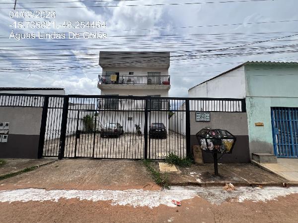 Vende-se em Aguas Lindas De Goias-GO  apto, 58.53 de área total, 51.97 de área privativa,  2_qto(s), a.serv, WC, 1_sala(s), cozinha.
