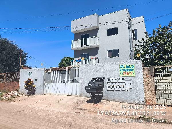 Vende-se em Aguas Lindas De Goias-GO  apto, 73.90 de área total, 56.81 de área privativa,  2_qto(s), WC, 1_sala(s), cozinha, 1_vaga(s) de garagem.