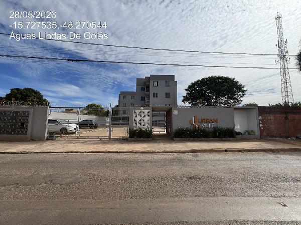 Vende-se em Aguas Lindas De Goias-GO  apto, 63.93 de área total, 46.62 de área privativa,  2_qto(s), varanda, WC, 1_sala(s), cozinha, 1_vaga(s) de garagem.