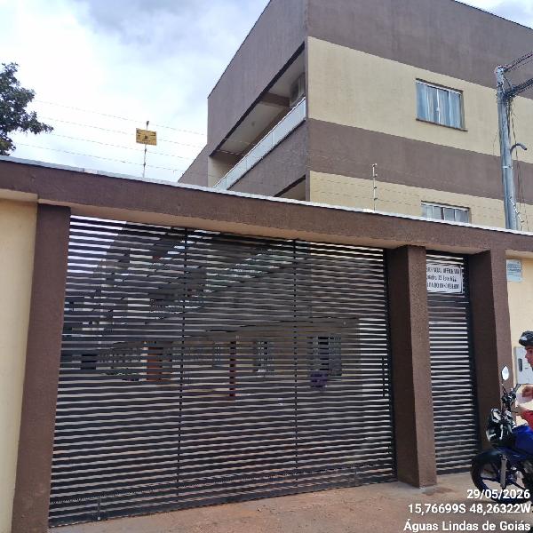 Vende-se em Aguas Lindas De Goias-GO  apto, 58.77 de área total, 58.77 de área privativa,  2_qto(s), a.serv, WC, 1_sala(s), cozinha.