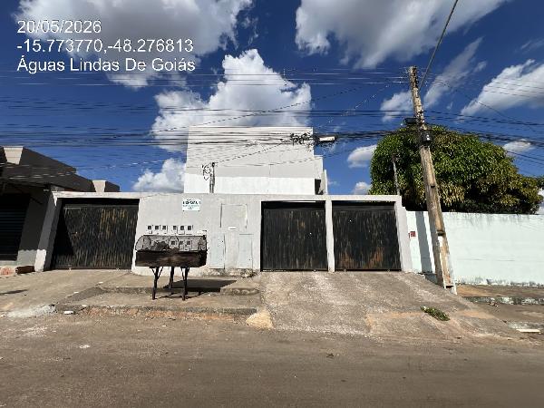 Vende-se em Aguas Lindas De Goias-GO  apto, 57.81 de área total, 49.50 de área privativa,  2_qto(s), a.serv, WC, 1_sala(s), cozinha.