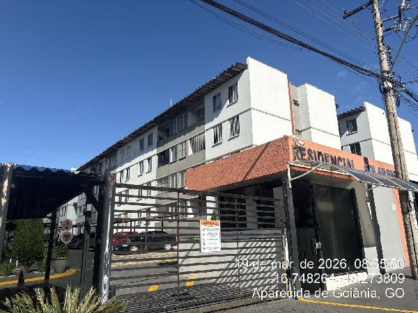 Vende-se em Aparecida De Goiania-GO  apto, 54.91 de área total, 49.64 de área privativa,  2_qto(s), a.serv, WC, 1_sala(s), cozinha, 1_vaga(s) de garagem.