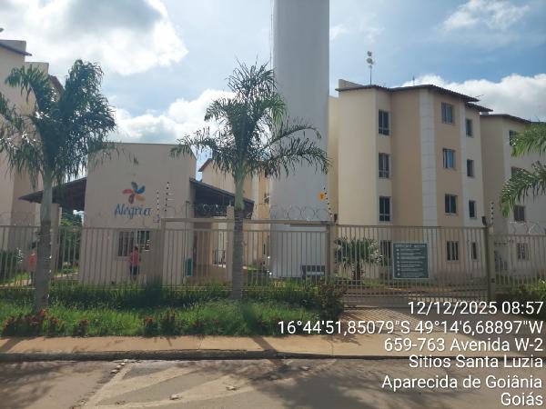 Vende-se em Aparecida De Goiania-GO  apto, 95.83 de área total, 45.07 de área privativa,  2_qto(s), WC, 1_sala(s), cozinha, 1_vaga(s) de garagem.