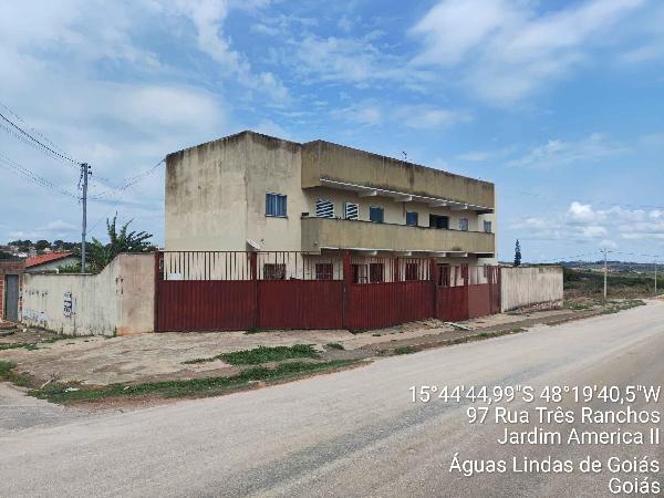 Vende-se em Aguas Lindas De Goias-GO  apto, 49.59 de área privativa,  2_qto(s), a.serv, WC, 1_sala(s), cozinha, 1_vaga(s) de garagem.