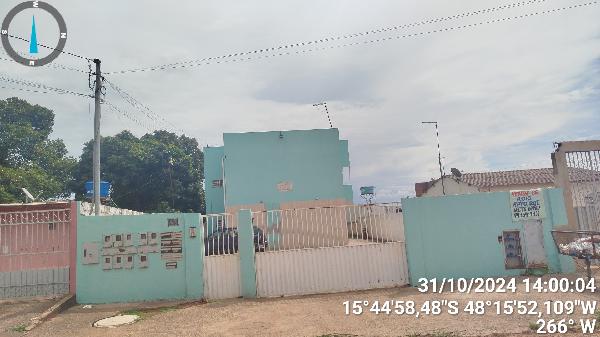 Vende-se em Aguas Lindas De Goias-GO  apto, 55.43 de área total, 55.43 de área privativa,  2_qto(s), a.serv, WC, 1_sala(s), cozinha.