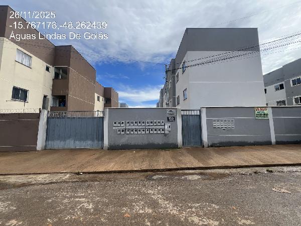 Vende-se em Aguas Lindas De Goias-GO  apto, 68.90 de área total, 51.33 de área privativa,  2_qto(s), a.serv, WC, 1_sala(s), cozinha, 1_vaga(s) de garagem.