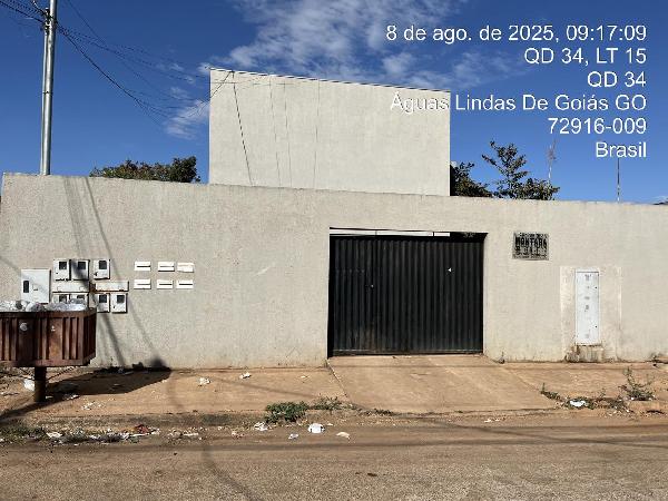 Vende-se em Aguas Lindas De Goias-GO  apto, 66.20 de área total, 59.30 de área privativa,  2_qto(s), a.serv, WC, 1_sala(s), cozinha.