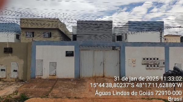 Vende-se em Aguas Lindas De Goias-GO  apto, 60.78 de área total, 63.23 de área privativa,  2_qto(s), a.serv, WC, 1_sala(s), cozinha.