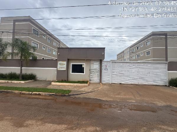 Vende-se em Aguas Lindas De Goias-GO  apto, 46.22 de área total, 46.22 de área privativa,  2_qto(s), a.serv, WC, 1_sala(s), cozinha, 1_vaga(s) de garagem.