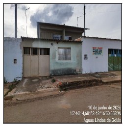 Vende-se em Aguas Lindas De Goias-GO  Casa, 100.12 de área privativa,  2_qto(s), varanda, WC, 1_sala(s), cozinha.