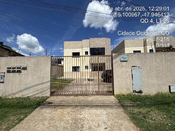 Vende-se em Cidade Ocidental-GO  apto, 93.78 de área total, 67.06 de área privativa,  2_qto(s), varanda, a.serv, WC, 1_sala(s), cozinha, Terraco, 1_vaga(s) de garagem.