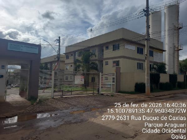 Vende-se em Cidade Ocidental-GO  apto, 58.36 de área total, 58.36 de área privativa,  2_qto(s), varanda, a.serv, WC, 1_sala(s), cozinha, 1_vaga(s) de garagem.