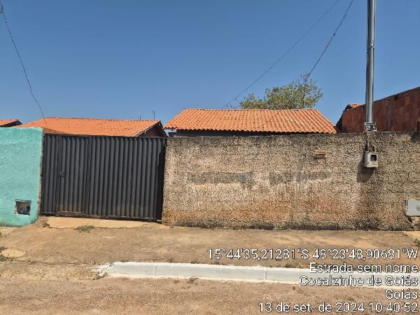 Vende-se em Cocalzinho De Goias-GO  Casa, 47.50 de área total, 47.50 de área privativa, 180.00 de área do terreno,  2_qto(s), WC, 1_sala(s), cozinha.