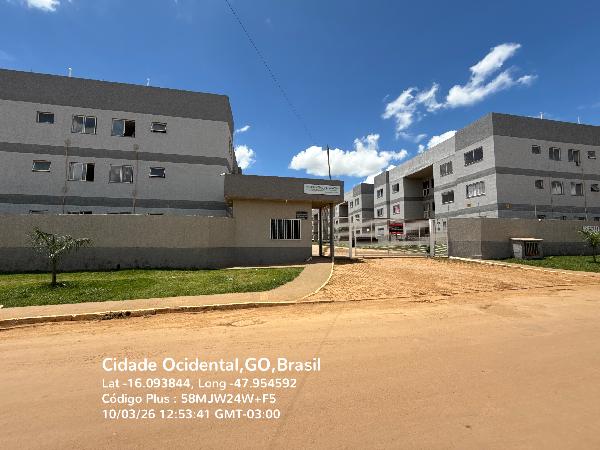 Vende-se em Cidade Ocidental-GO  apto, 82.66 de área total, 43.04 de área privativa,  2_qto(s), a.serv, WC, 1_sala(s), cozinha, 1_vaga(s) de garagem.