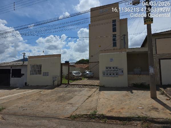 Vende-se em Cidade Ocidental-GO  apto, 87.49 de área total, 50.77 de área privativa,  2_qto(s), a.serv, WC, 1_sala(s), cozinha, 1_vaga(s) de garagem.