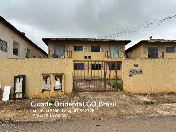 Vende-se em Cidade Ocidental-GO  apto, 80.81 de área total, 47.64 de área privativa,  2_qto(s), a.serv, WC, 1_sala(s), cozinha, 1_vaga(s) de garagem.