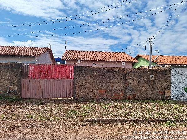 Vende-se em Cocalzinho De Goias-GO  Casa, 54.81 de área total, 47.50 de área privativa, 180.00 de área do terreno,  2_qto(s), a.serv, WC, 1_sala(s), cozinha.