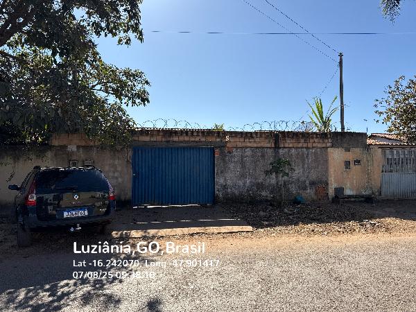 Vende-se em Luziania-GO  Casa, 64.52 de área total, 64.52 de área privativa, 202.00 de área do terreno,  2_qto(s), a.serv, WC, 1_sala(s), cozinha, 1_vaga(s) de garagem.