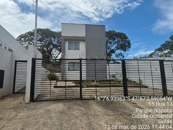Vende-se em Cidade Ocidental-GO  apto, 88.31 de área total, 50.99 de área privativa,  2_qto(s), a.serv, WC, 1_sala(s), cozinha, 1_vaga(s) de garagem.