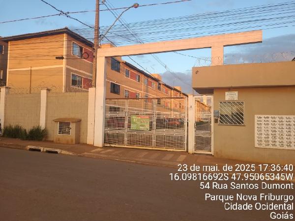 Vende-se em Cidade Ocidental-GO  apto, 47.03 de área total, 47.03 de área privativa,  2_qto(s), a.serv, WC, 1_sala(s), cozinha, 1_vaga(s) de garagem.