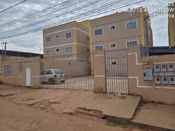 Vende-se em Luziania-GO  apto, 53.55 de área privativa,  2_qto(s), WC, 1_sala(s), cozinha, 1_vaga(s) de garagem.