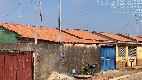 Vende-se em Cocalzinho De Goias-GO  Casa, 119.35 de área total, 47.50 de área privativa, 180.00 de área do terreno,  2_qto(s), WC, 1_sala(s), cozinha.