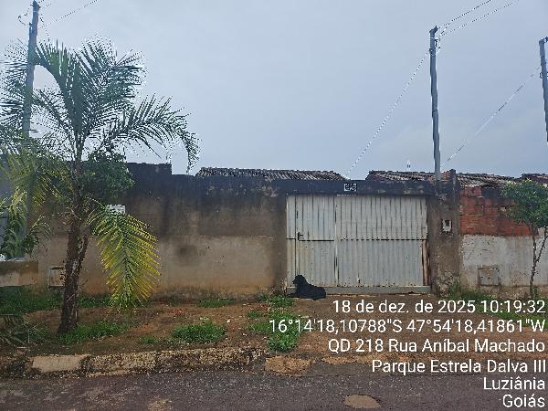Vende-se em Luziania-GO  Casa, 55.08 de área total, 55.08 de área privativa, 156.25 de área do terreno,  2_qto(s), varanda, a.serv, WC, 1_sala(s), cozinha, 1_vaga(s) de garagem.