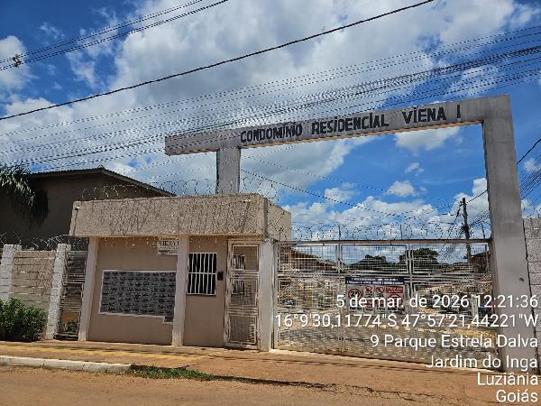 Vende-se em Luziania-GO  apto, 48.07 de área total, 44.23 de área privativa,  2_qto(s), a.serv, WC, 1_sala(s), cozinha, 1_vaga(s) de garagem.