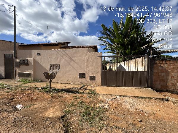 Vende-se em Luziania-GO  Casa, 69.70 de área total, 69.70 de área privativa, 98.55 de área do terreno,  2_qto(s), varanda, a.serv, WC, 1_sala(s), cozinha, 1_vaga(s) de garagem.