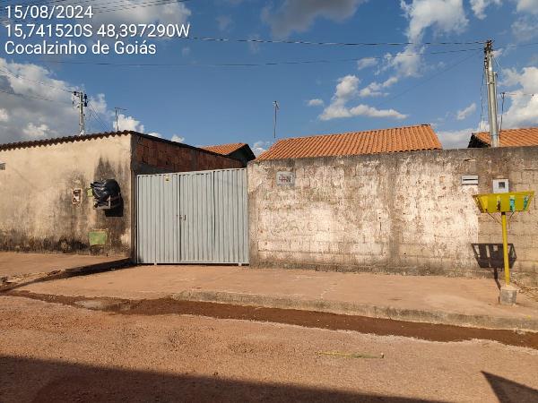 Vende-se em Cocalzinho De Goias-GO  Casa, 51.12 de área privativa, 180.00 de área do terreno,  2_qto(s), a.serv, WC, 1_sala(s), cozinha, 1_vaga(s) de garagem.