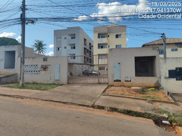 Vende-se em Cidade Ocidental-GO  apto, 90.94 de área total, 54.00 de área privativa,  2_qto(s), a.serv, WC, 1_sala(s), cozinha, Terraco, 1_vaga(s) de garagem.