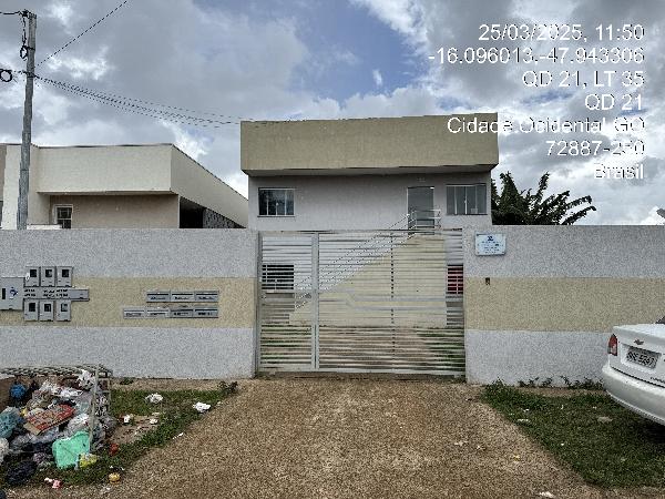Vende-se em Cidade Ocidental-GO  apto, 83.24 de área total, 48.99 de área privativa,  2_qto(s), a.serv, WC, 1_sala(s), cozinha, 1_vaga(s) de garagem.