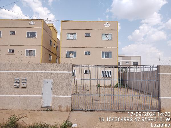 Vende-se em Luziania-GO  apto, 53.55 de área privativa,  2_qto(s), WC, 1_sala(s), cozinha, 1_vaga(s) de garagem.