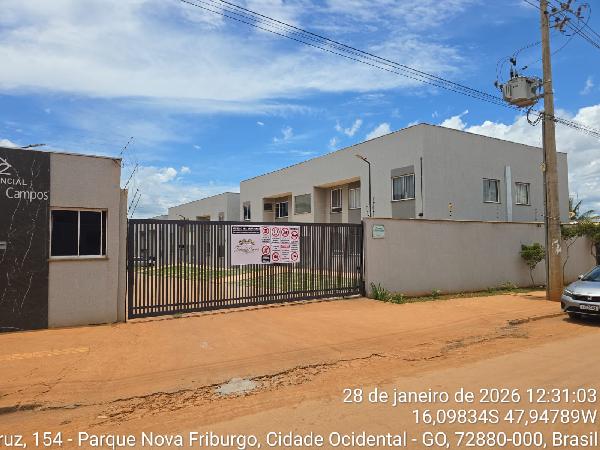 Vende-se em Cidade Ocidental-GO  apto, 102.96 de área total, 53.54 de área privativa,  2_qto(s), WC, 1_sala(s), cozinha, 1_vaga(s) de garagem.