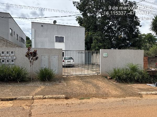 Vende-se em Luziania-GO  apto, 48.68 de área total, 48.68 de área privativa,  2_qto(s), a.serv, WC, 1_sala(s), cozinha, 1_vaga(s) de garagem.